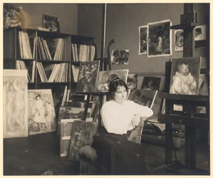 Portret van Gabrielle Renard (1878-1959)